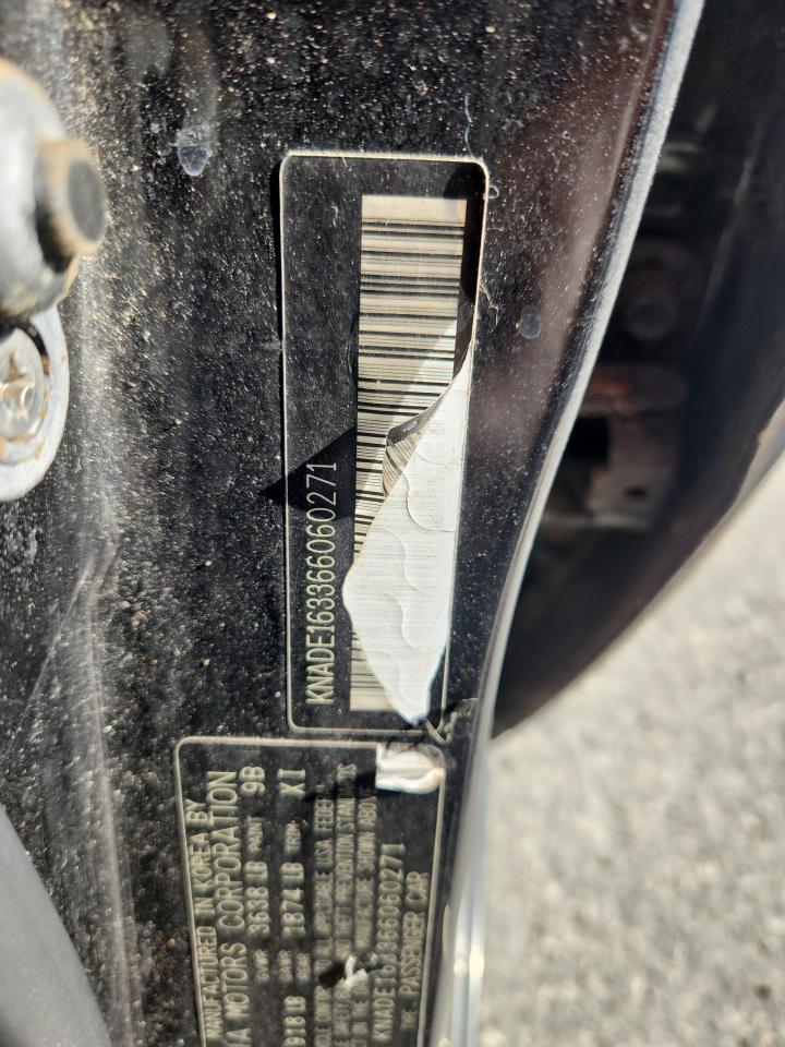 2006 Kia Rio 5 VIN: KNADE163366060271 Lot: 86166815