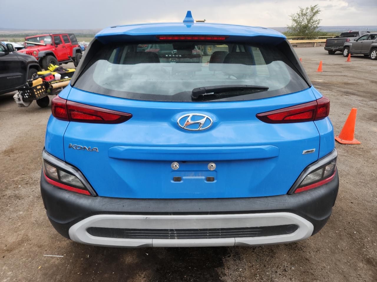 2022 Hyundai Kona Sel VIN: KM8K2CAB0NU881296 Lot: 82234275