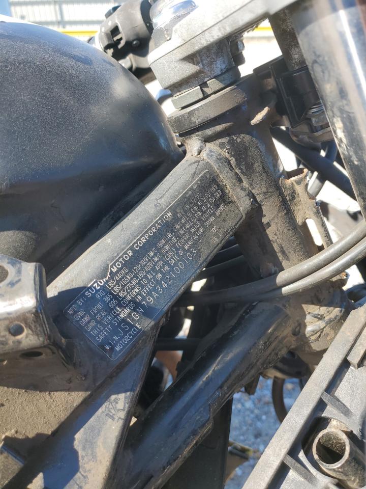 2004 Suzuki Gsx600 F VIN: JS1GN79A342100103 Lot: 85602725