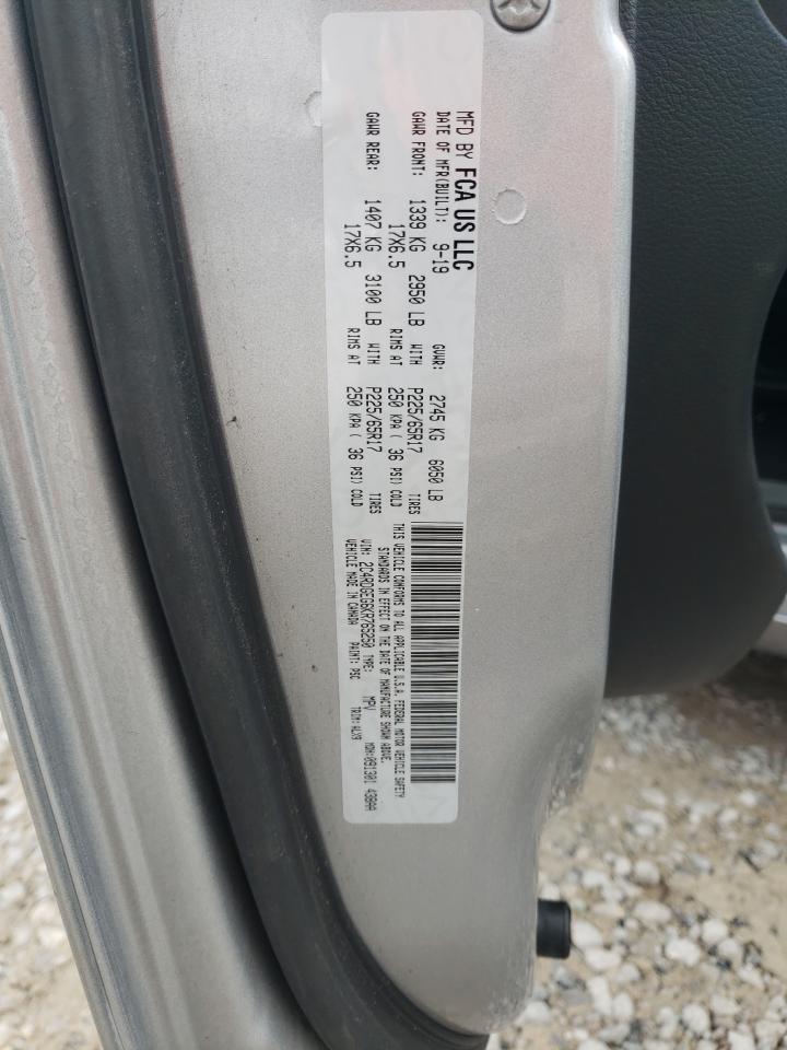 2019 Dodge Grand Caravan Gt VIN: 2C4RDGEG6KR765250 Lot: 82249895