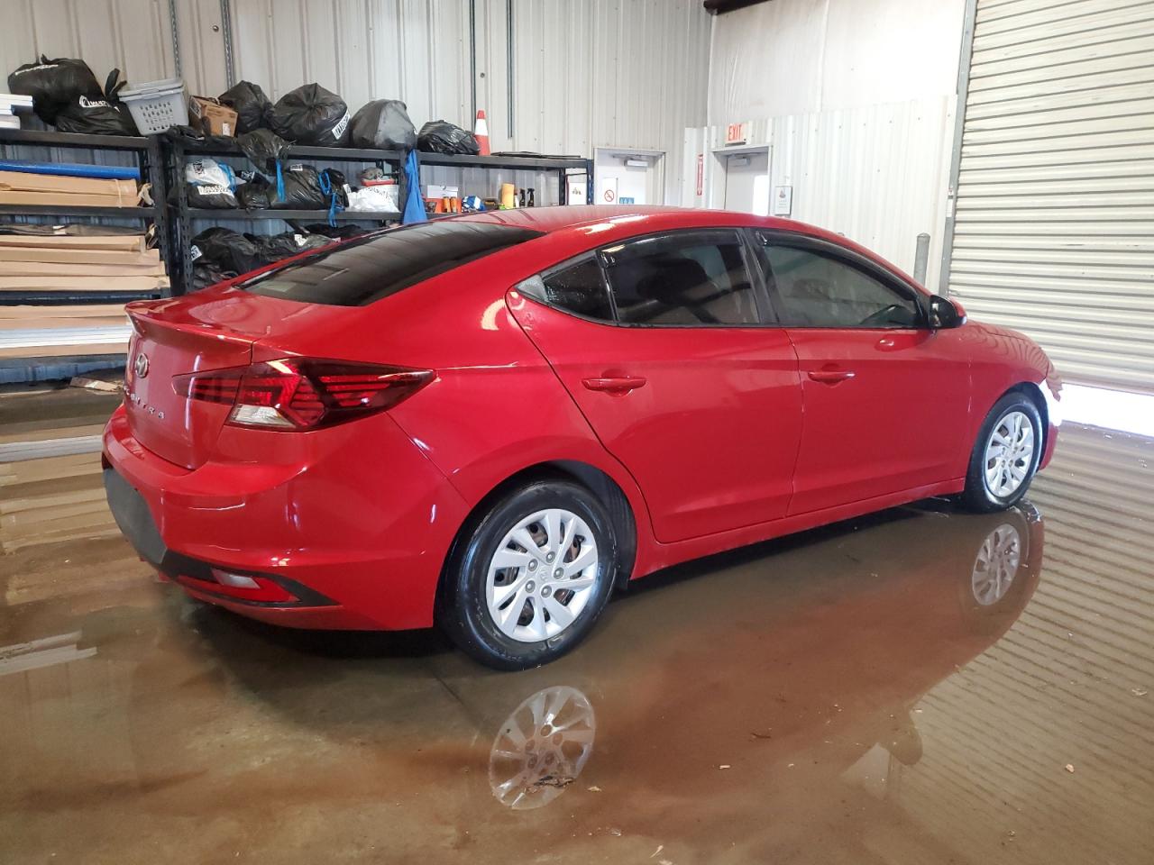 2019 Hyundai Elantra Se red null gas 5NPD74LF8KH492061 photo #4