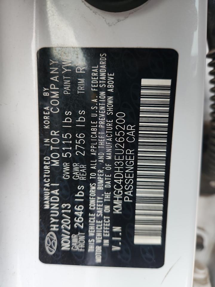 2014 Hyundai Genesis 5.0L VIN: KMHGC4DH3EU265200 Lot: 90266785