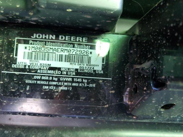 2024 JOHN DEERE XUV835M  - UTILITY VEHICLE