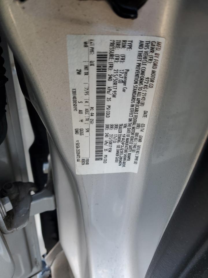 2014 Ford Focus Titanium VIN: 1FADP3J23EL280409 Lot: 82561165