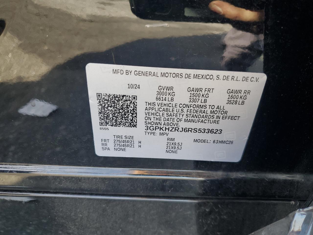 2024 Honda Prologue Elite VIN: 3GPKHZRJ6RS533623 Lot: 82213065