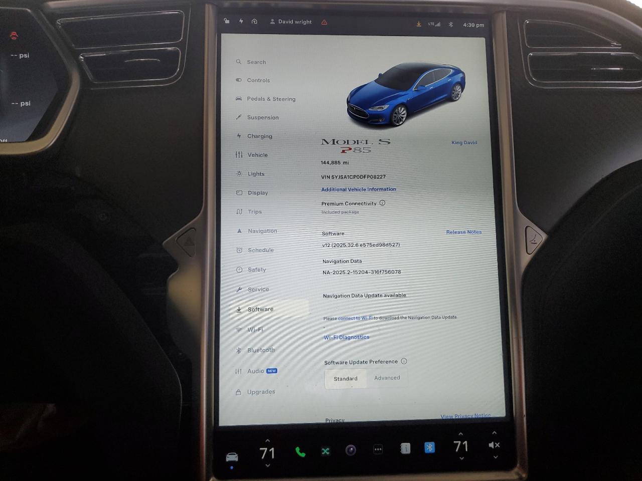 2013 Tesla Model S VIN: 5YJSA1CP0DFP08227 Lot: 86646875