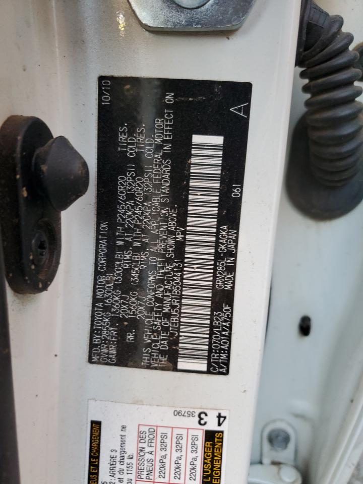 2011 Toyota 4Runner Sr5 VIN: JTEBU5JR1B5044131 Lot: 82516045