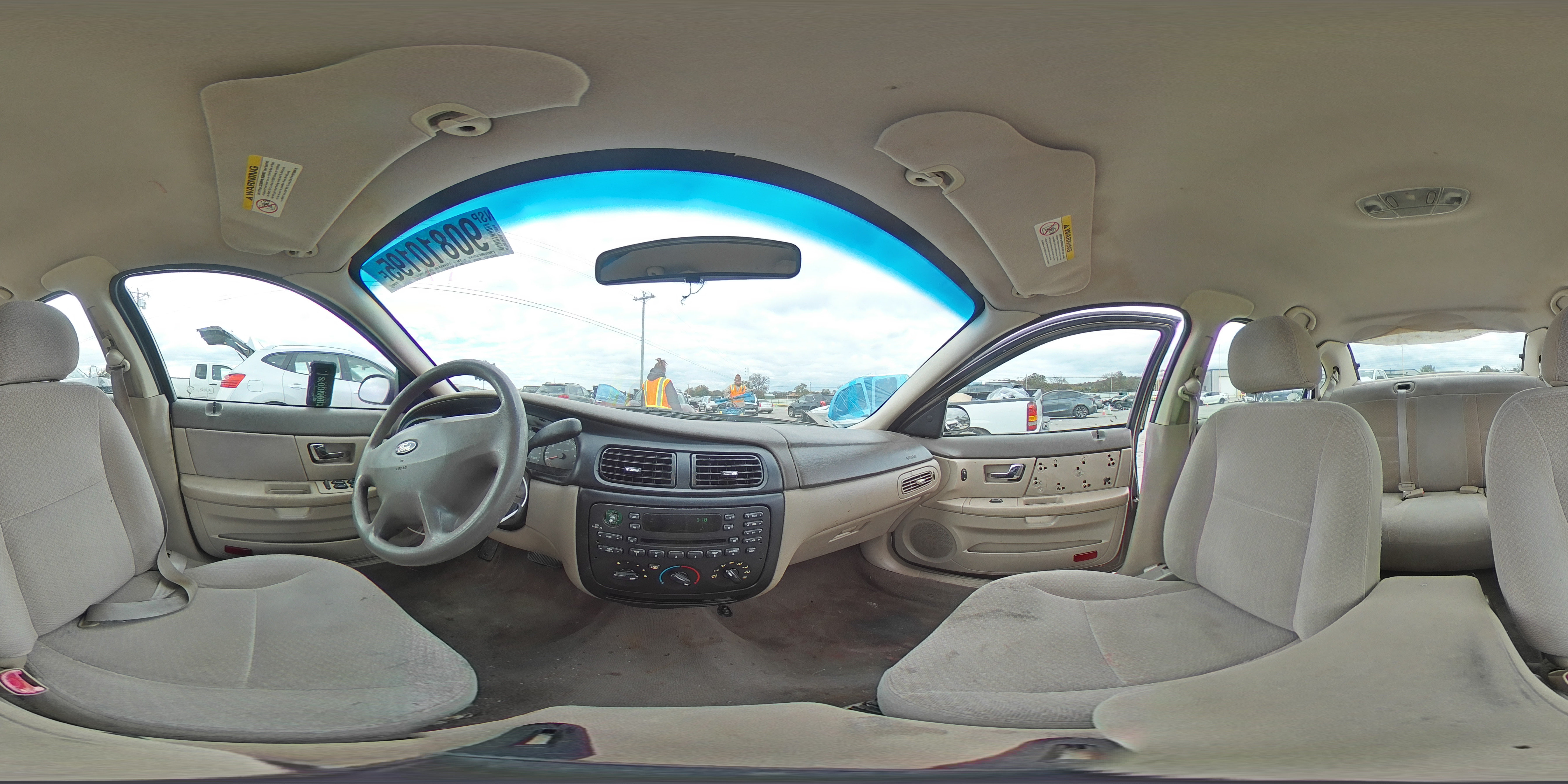 2002 Ford Taurus Lx VIN: 1FAFP52UX2A123942 Lot: 90810195