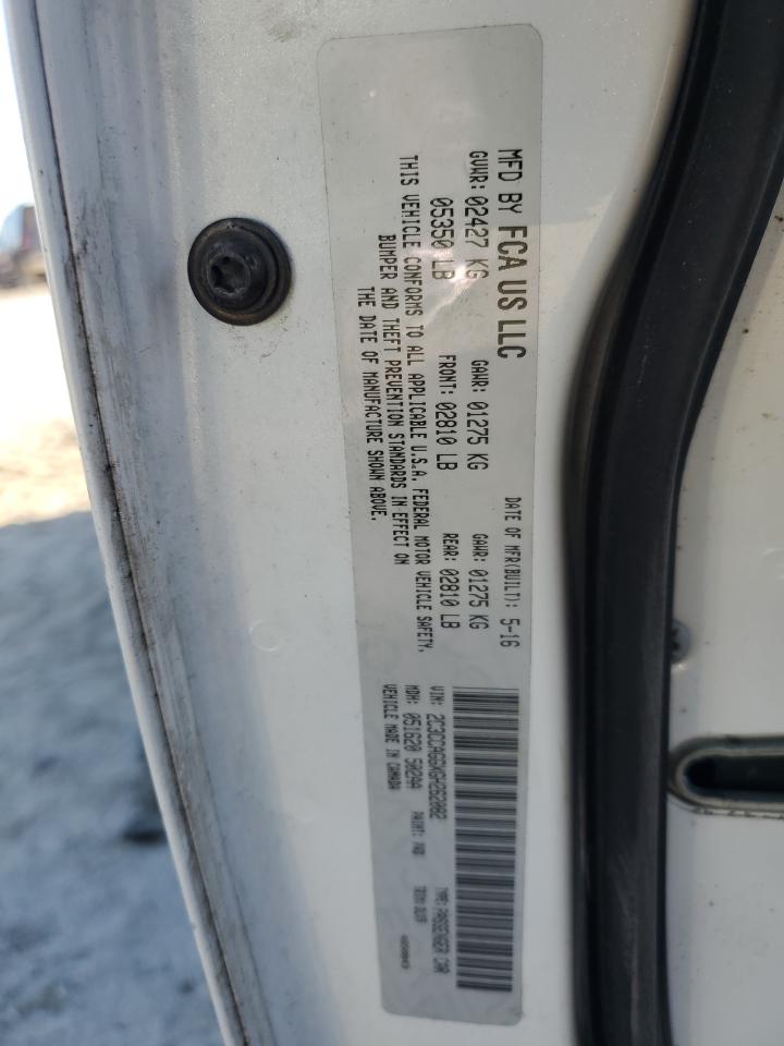 2016 Chrysler 300 S VIN: 2C3CCAGGXGH262082 Lot: 82567975