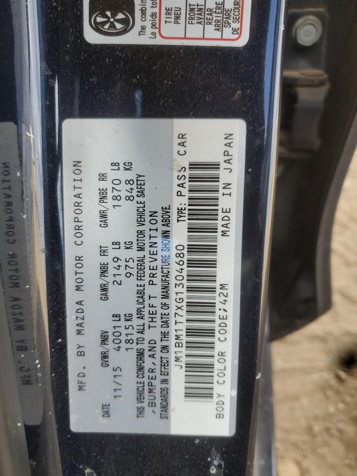 2016 Mazda 3 Sport VIN: JM1BM1T7XG1304680 Lot: 81933845