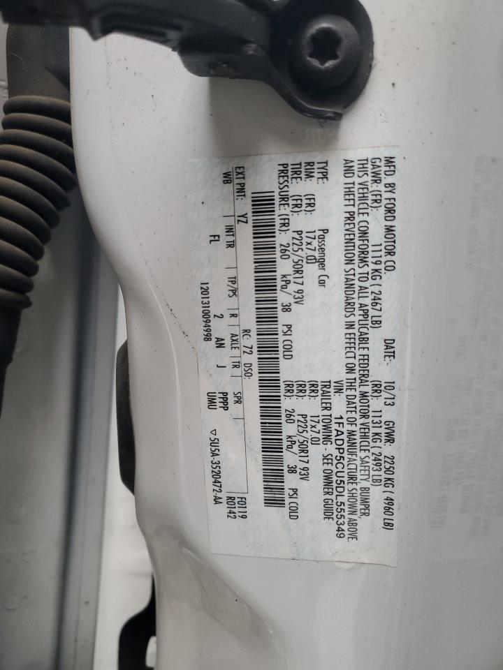 2013 Ford C-Max Premium VIN: 1FADP5CU5DL555349 Lot: 86249875