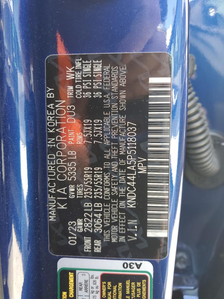 2023 Kia Ev6 Gt Line VIN: KNDC44LA5P5118037 Lot: 84867815