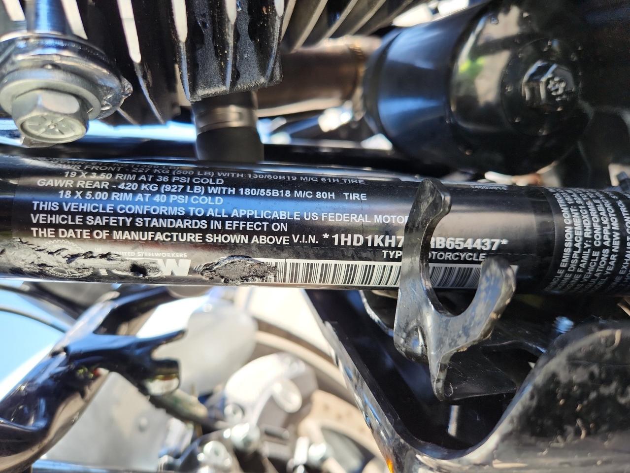 2024 Harley-Davidson Fltrx VIN: 1HD1KH713RB654437 Lot: 82210925