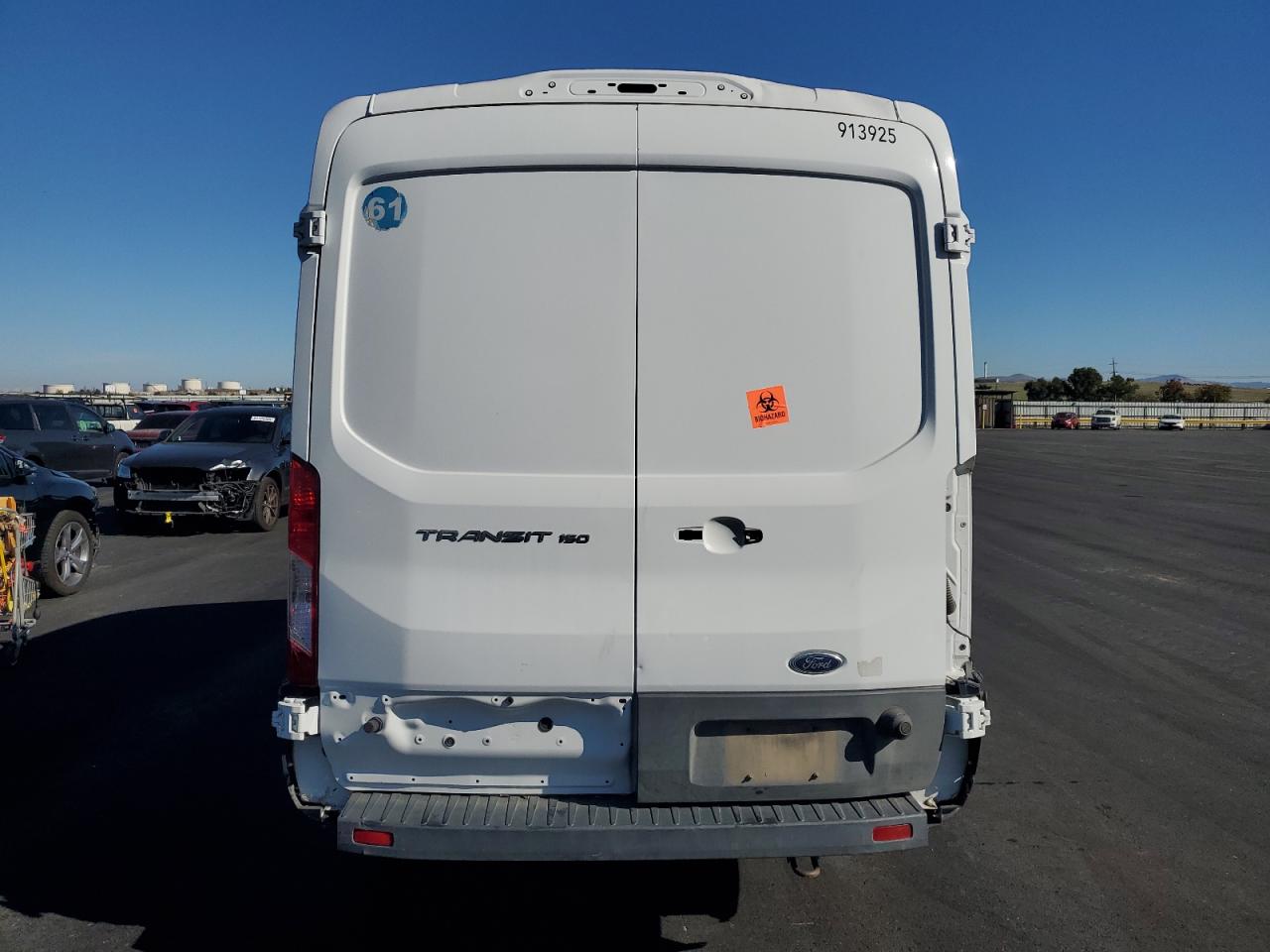 2019 Ford Transit T-150 VIN: 1FTYE2CM1KKB49197 Lot: 91171455