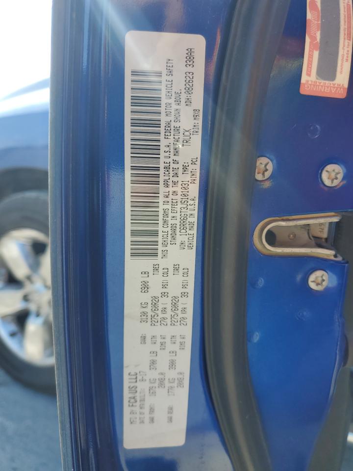 2018 Ram 1500 Slt VIN: 1C6RR6GT3JS101031 Lot: 81939535