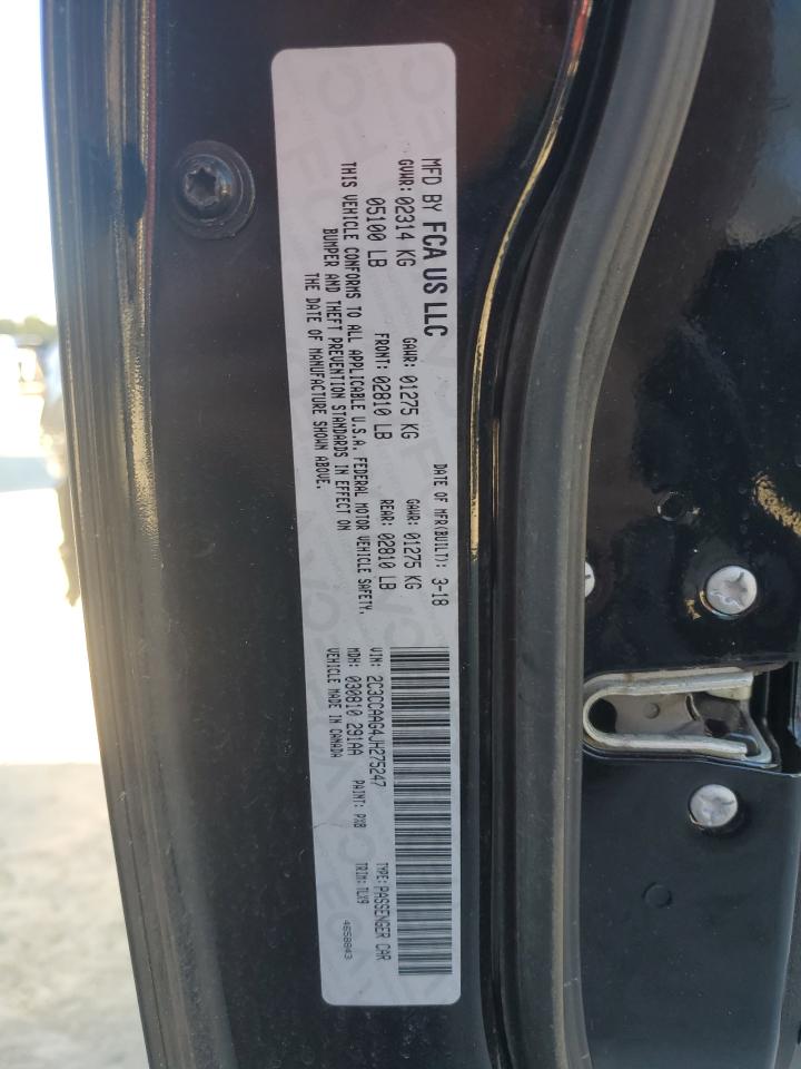 2018 Chrysler 300 Touring VIN: 2C3CCAAG4JH275247 Lot: 90110445