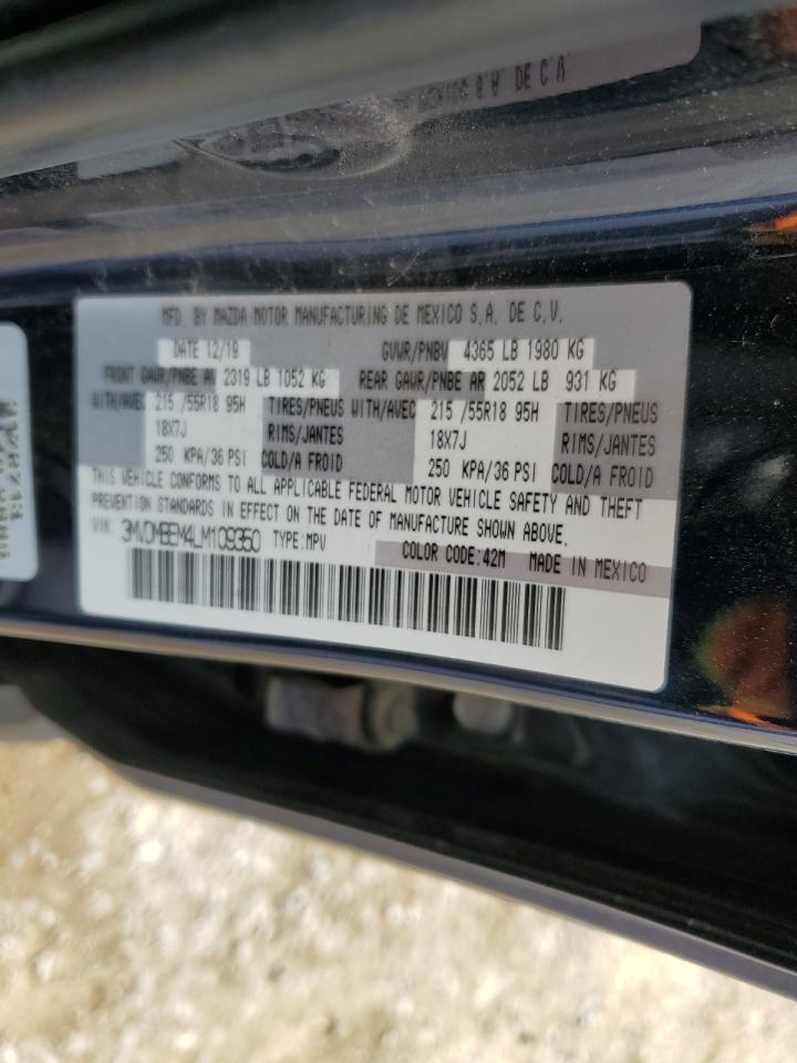 2020 Mazda Cx-30 Premium VIN: 3MVDMBEM4LM109350 Lot: 85947655