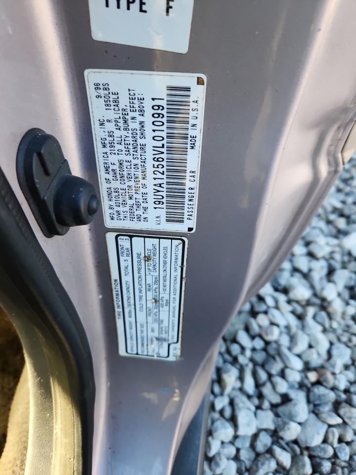 1997 Acura 2.2Cl VIN: 19UYA1256VL010991 Lot: 82555405