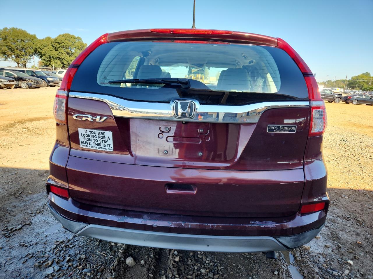 2015 Honda Cr-V Lx VIN: 2HKRM3H38FH528621 Lot: 89837125