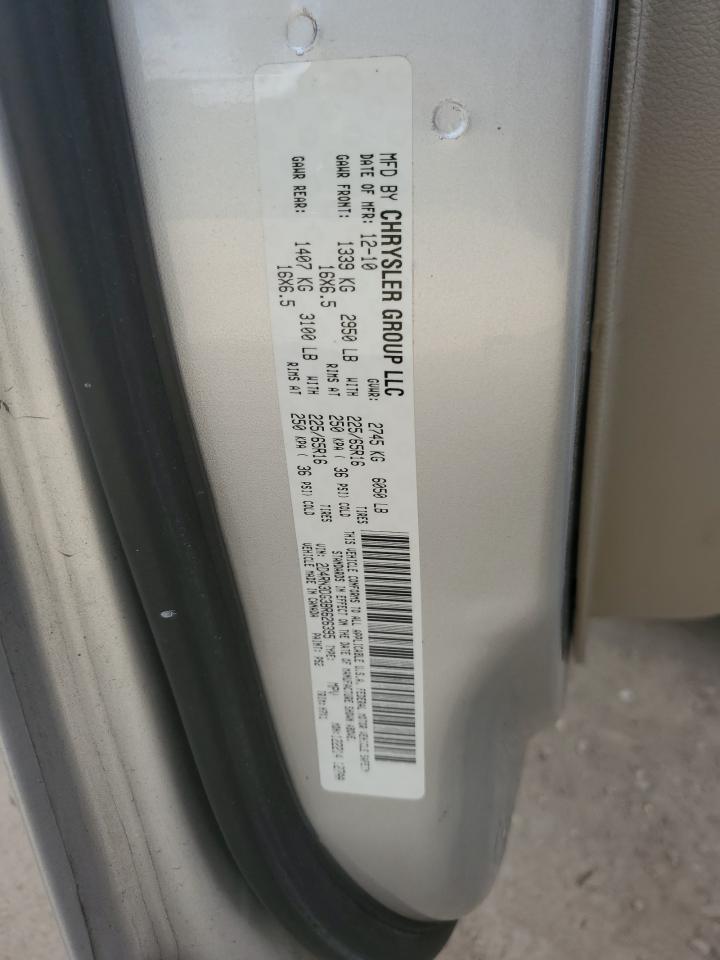 2011 Dodge Grand Caravan Mainstreet VIN: 2D4RN3DG3BR626395 Lot: 85658855