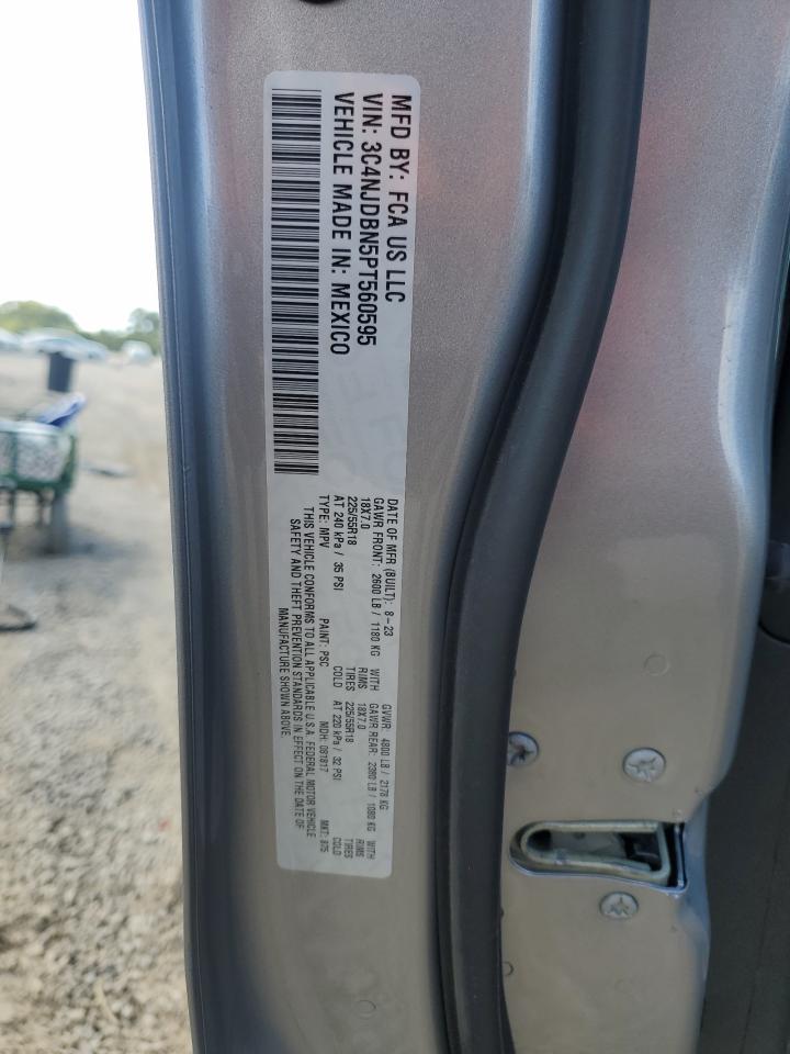 2023 Jeep Compass Latitude VIN: 3C4NJDBN5PT560595 Lot: 81954585