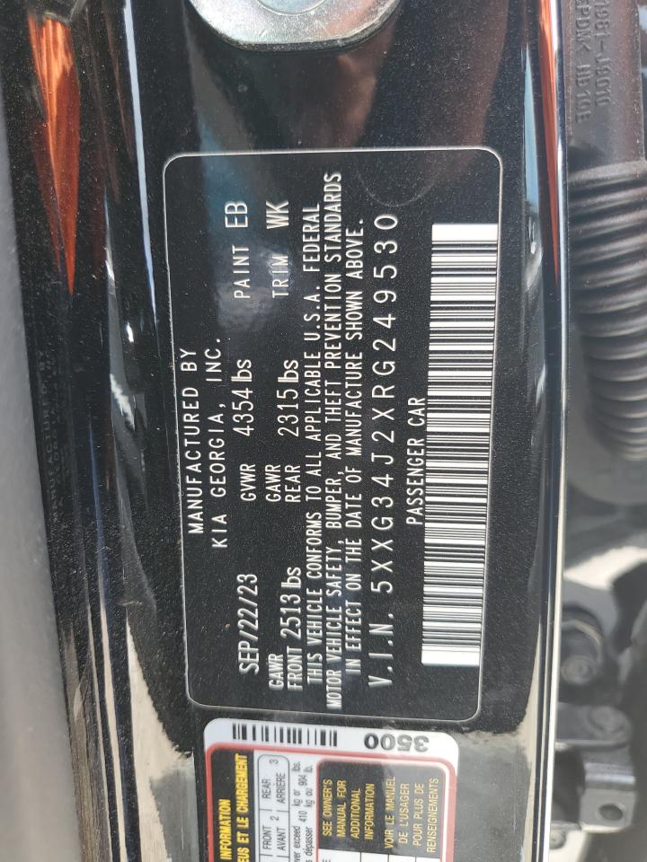 2024 Kia K5 Ex VIN: 5XXG34J2XRG249530 Lot: 82570665