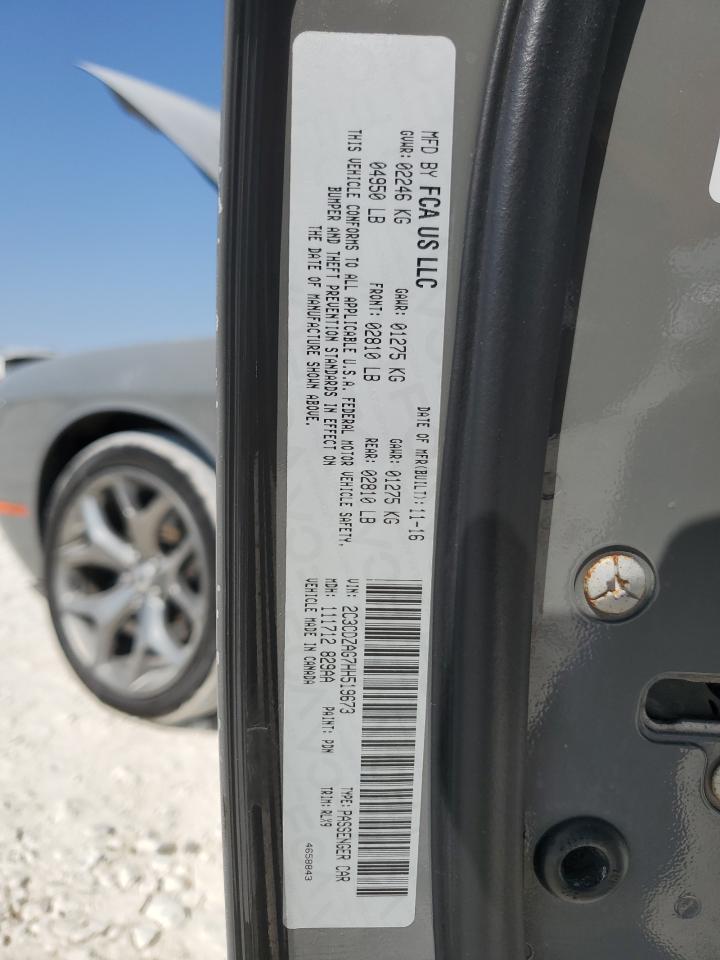 2017 Dodge Challenger Sxt VIN: 2C3CDZAG7HH519673 Lot: 87295615