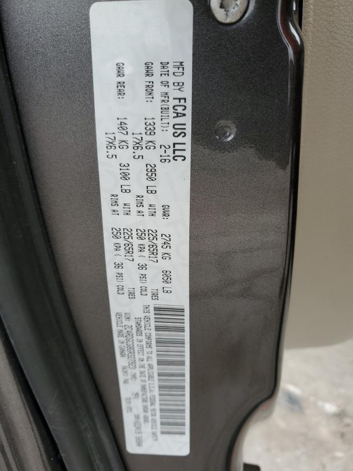 2016 Dodge Grand Caravan Sxt VIN: 2C4RDGCG8GR327923 Lot: 90227175