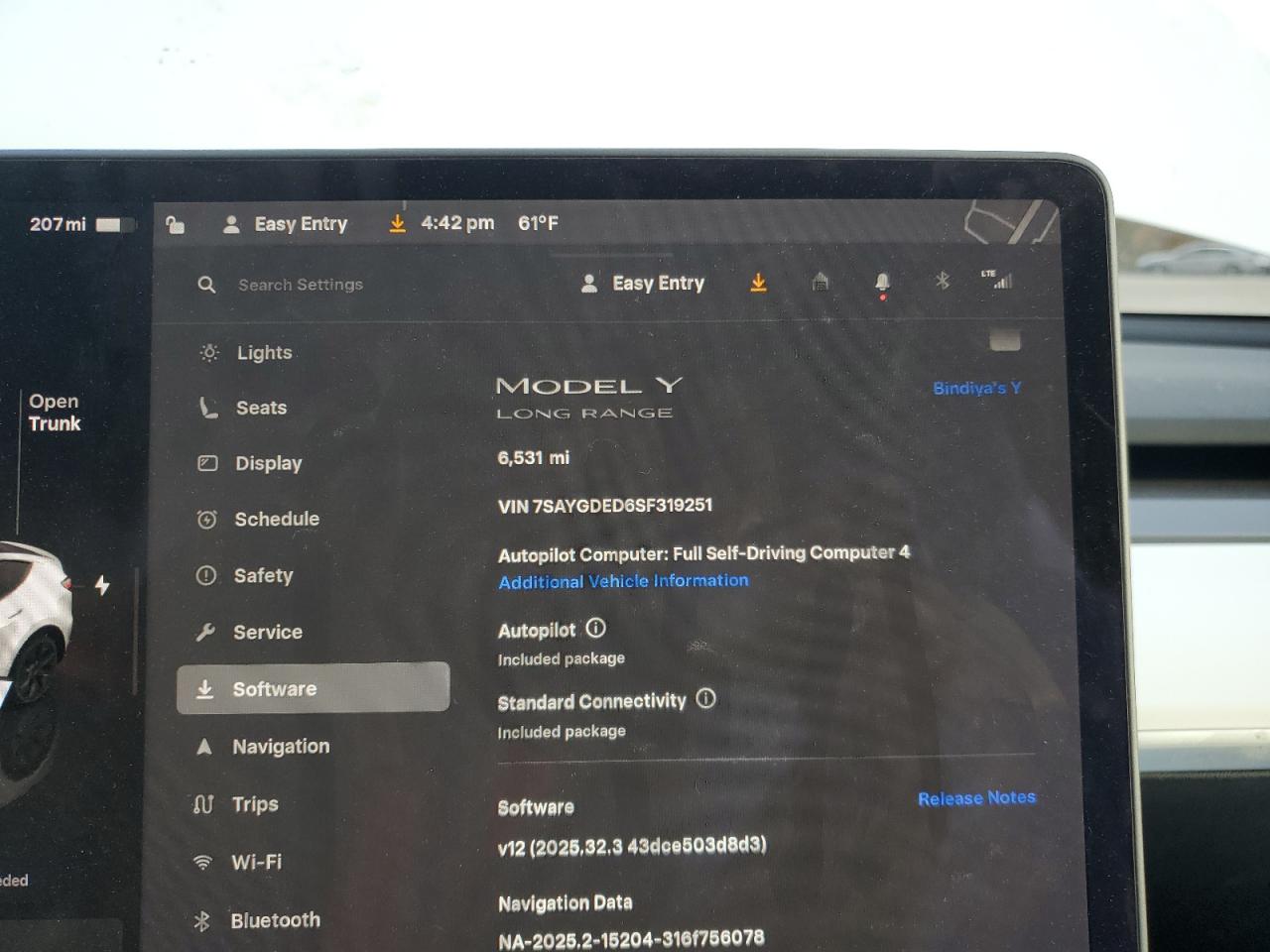 2025 Tesla Model Y VIN: 7SAYGDED6SF319251 Lot: 82600045