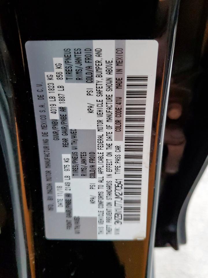 2018 Mazda 3 Sport VIN: 3MZBN1U77JM270541 Lot: 84935495