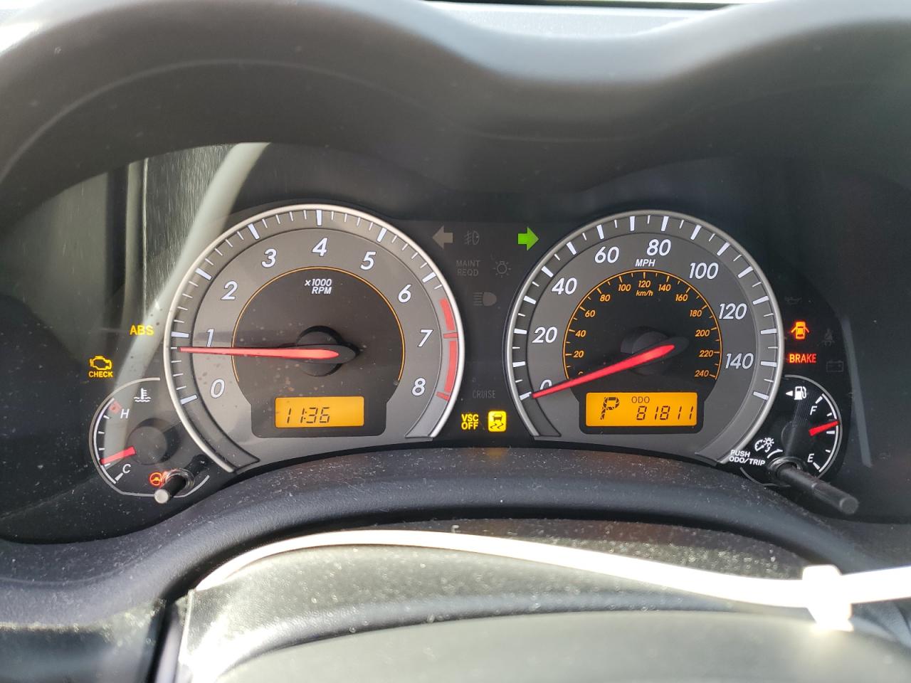 2009 Toyota Corolla Xrs VIN: 1NXBE40E69Z004603 Lot: 85898545