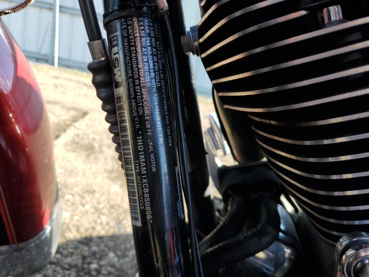 2012 Harley-Davidson Flhtcutg Tri Glide Ultra Classic VIN: 1HD1MAM1XCB850856 Lot: 89656135