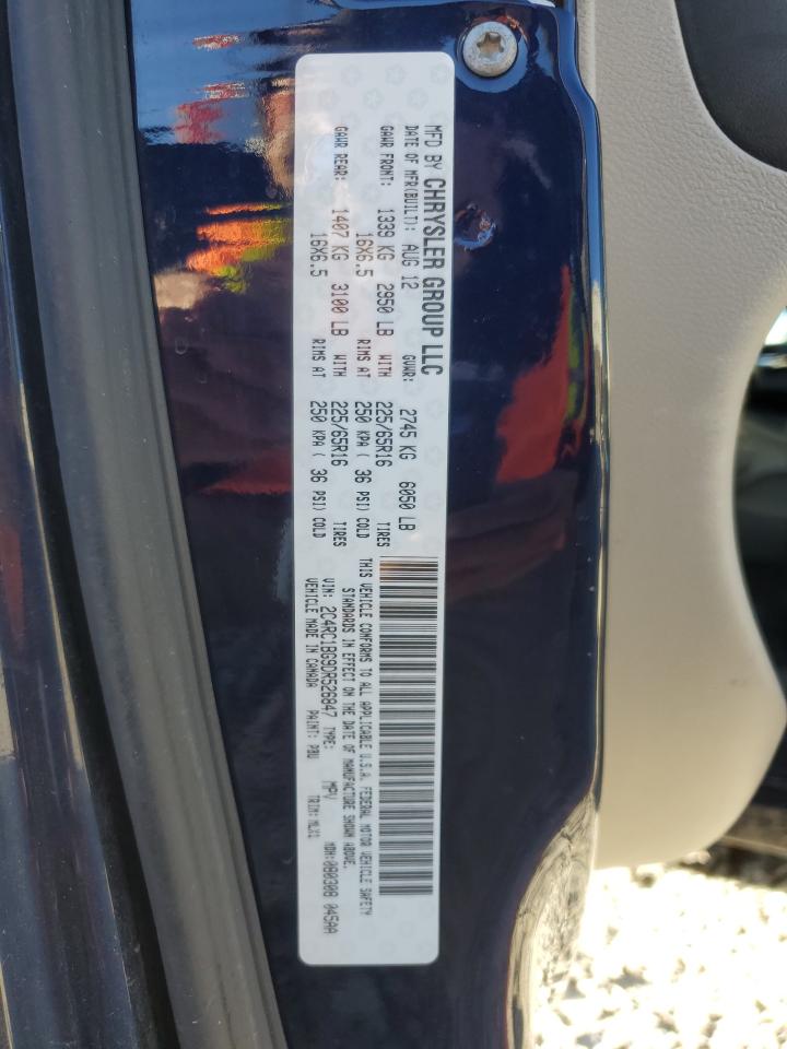 2013 Chrysler Town & Country Touring VIN: 2C4RC1BG9DR526847 Lot: 82281215