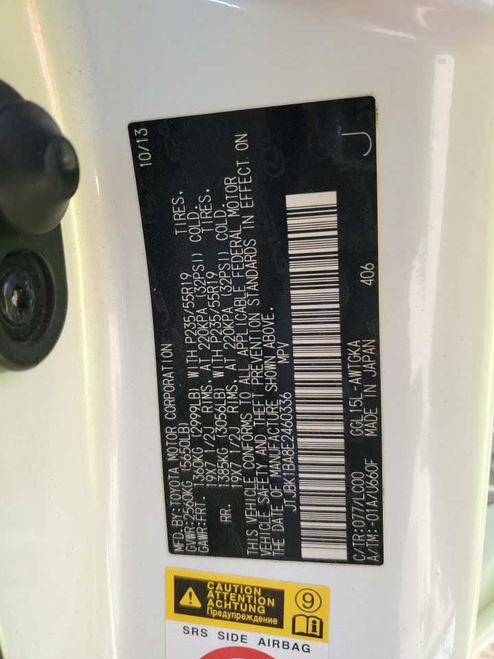 2014 Lexus Rx 350 Base VIN: JTJBK1BA8E2460336 Lot: 90645795