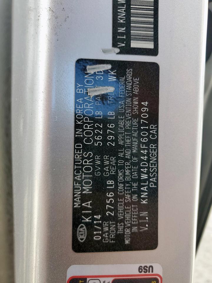 2015 Kia K900 VIN: KNALW4D44F6017094 Lot: 82250745