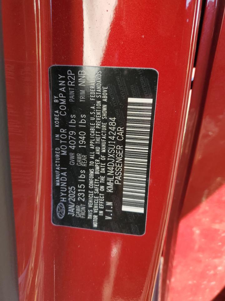 2025 Hyundai Elantra Limited VIN: KMHLN4DJXSU142484 Lot: 81876585