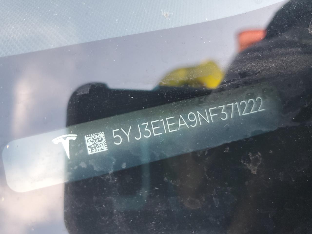 2022 Tesla Model 3 VIN: 5YJ3E1EA9NF371222 Lot: 84904955