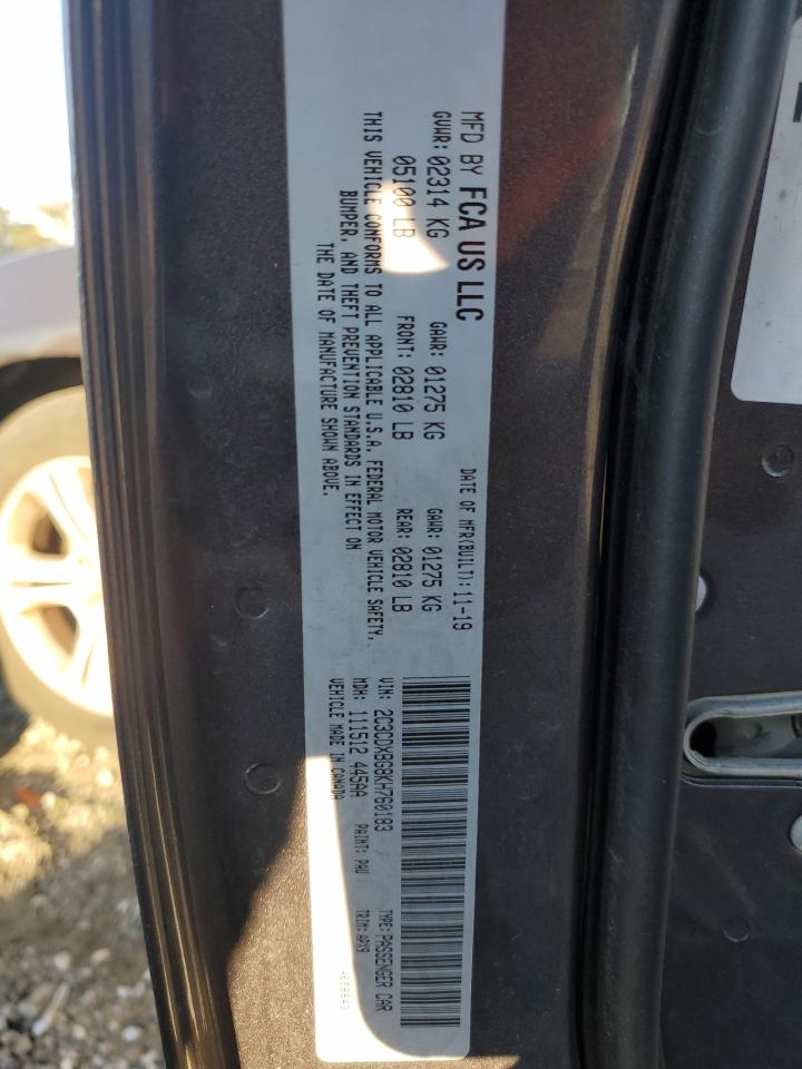 2019 Dodge Charger Sxt VIN: 2C3CDXBG8KH760183 Lot: 86606525