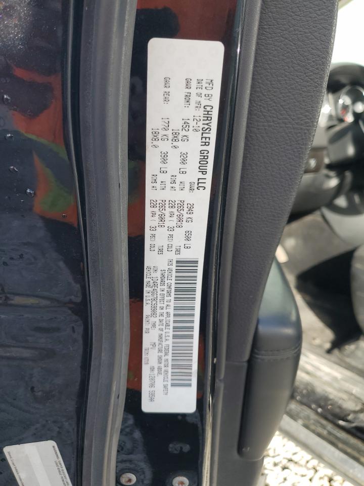 2011 Dodge Durango Crew VIN: 1D4RE4GG7BC599082 Lot: 87420625