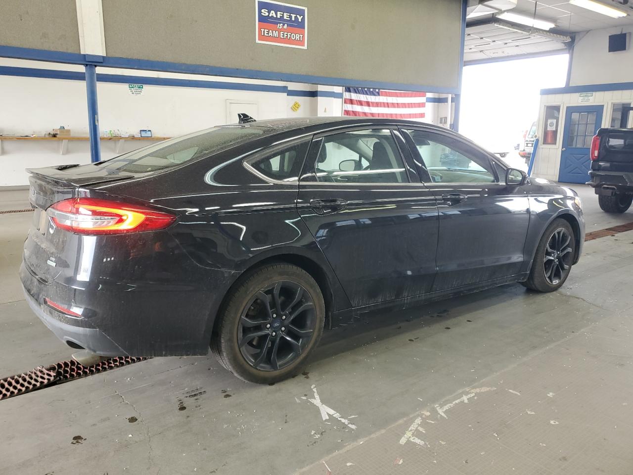2019 Ford Fusion Se black null gasoline 3FA6P0HD6KR157795 photo #4