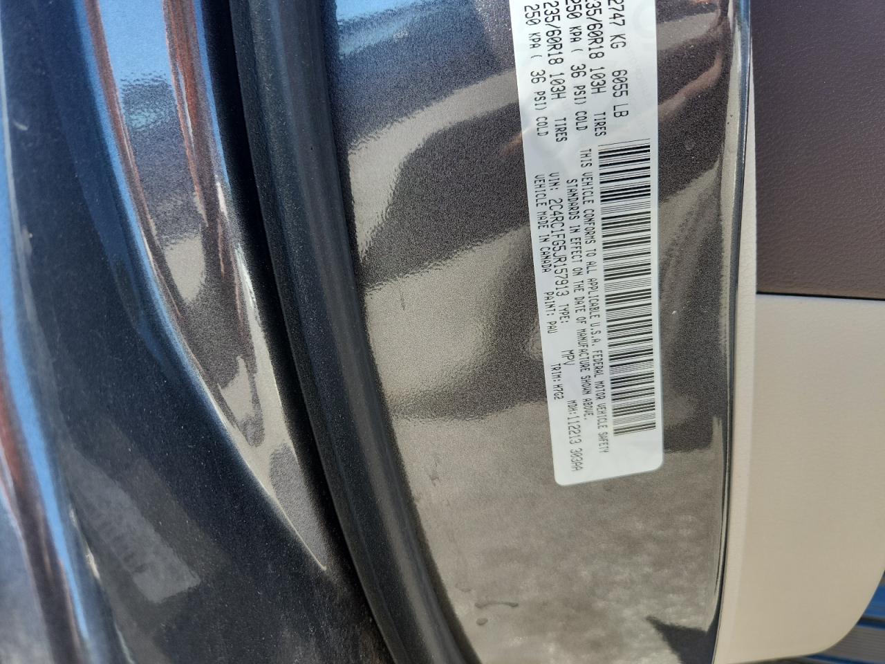 2018 Chrysler Pacifica Touring Plus VIN: 2C4RC1FG5JR157913 Lot: 81894805