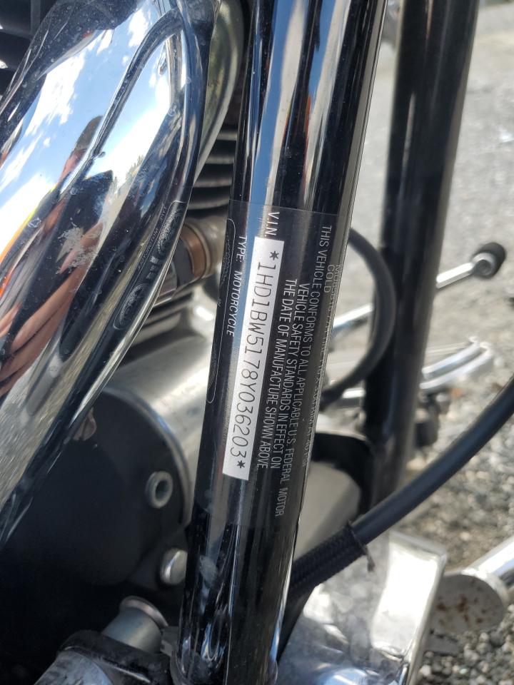 2008 Harley-Davidson Flstc VIN: 1HD1BW5178Y036203 Lot: 87069455