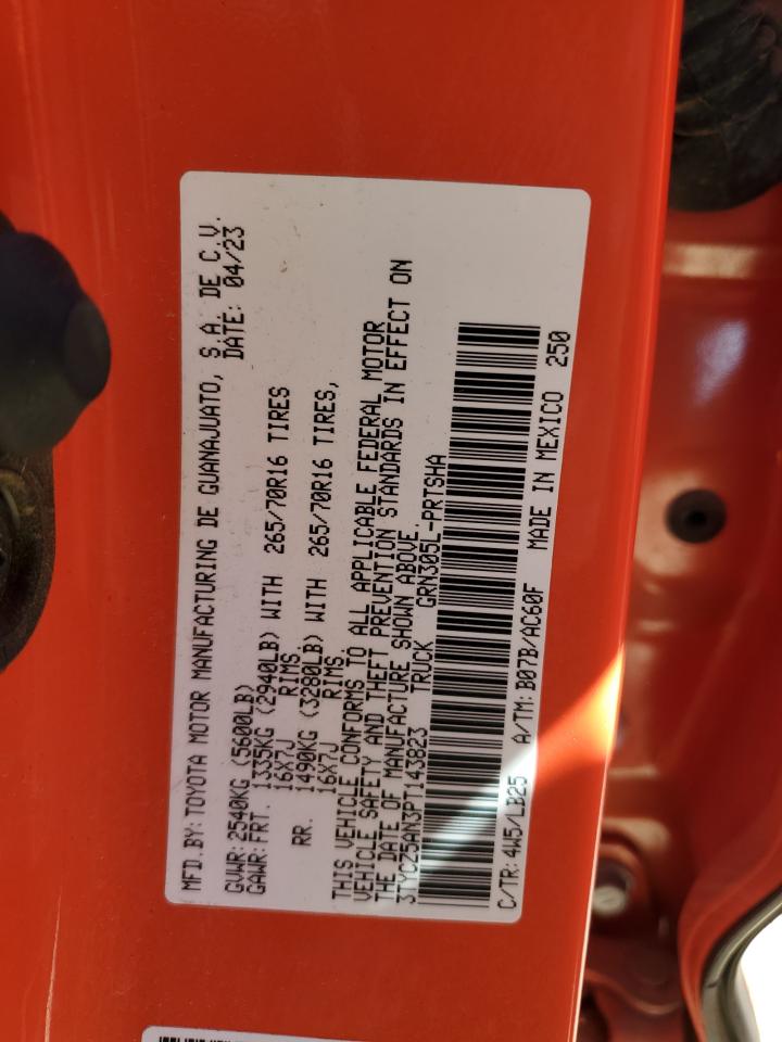 2023 Toyota Tacoma Double Cab VIN: 3TYCZ5AN3PT143823 Lot: 85505935