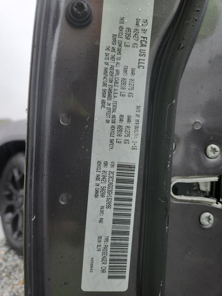 2016 Chrysler 300 S VIN: 2C3CCAGG3GH162096 Lot: 90532315