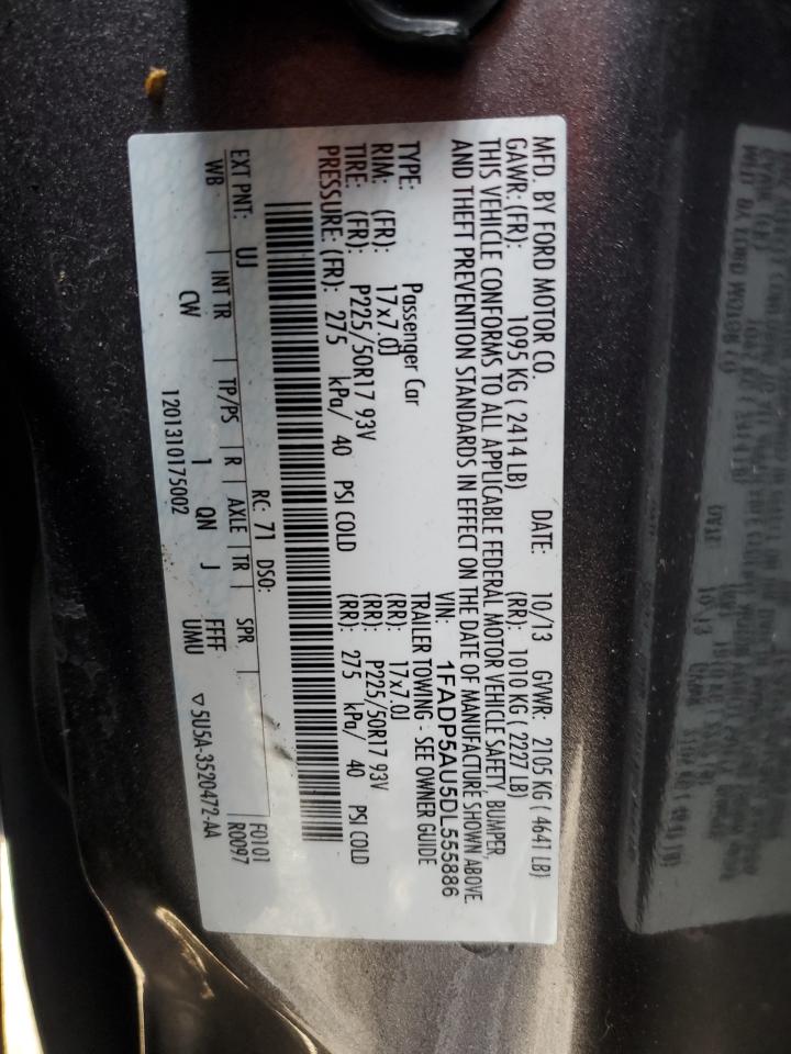 2013 Ford C-Max Se VIN: 1FADP5AU5DL555886 Lot: 82265875