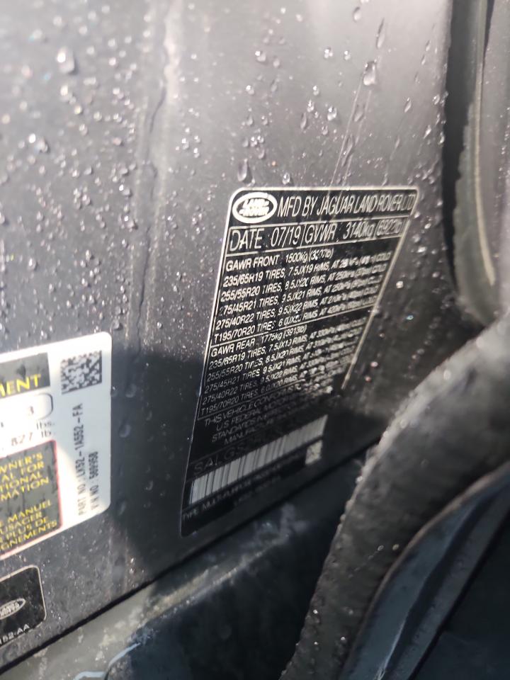 2020 Land Rover Range Rover Hse VIN: SALGS2RU3LA569958 Lot: 90078775