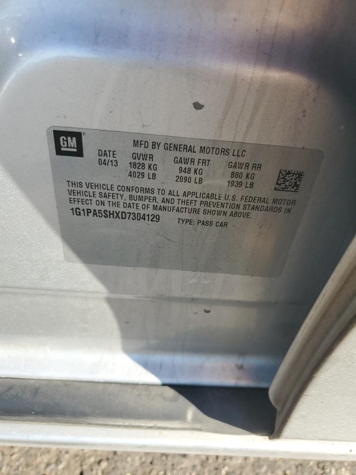 2013 Chevrolet Cruze Ls VIN: 1G1PA5SHXD7304129 Lot: 82218875