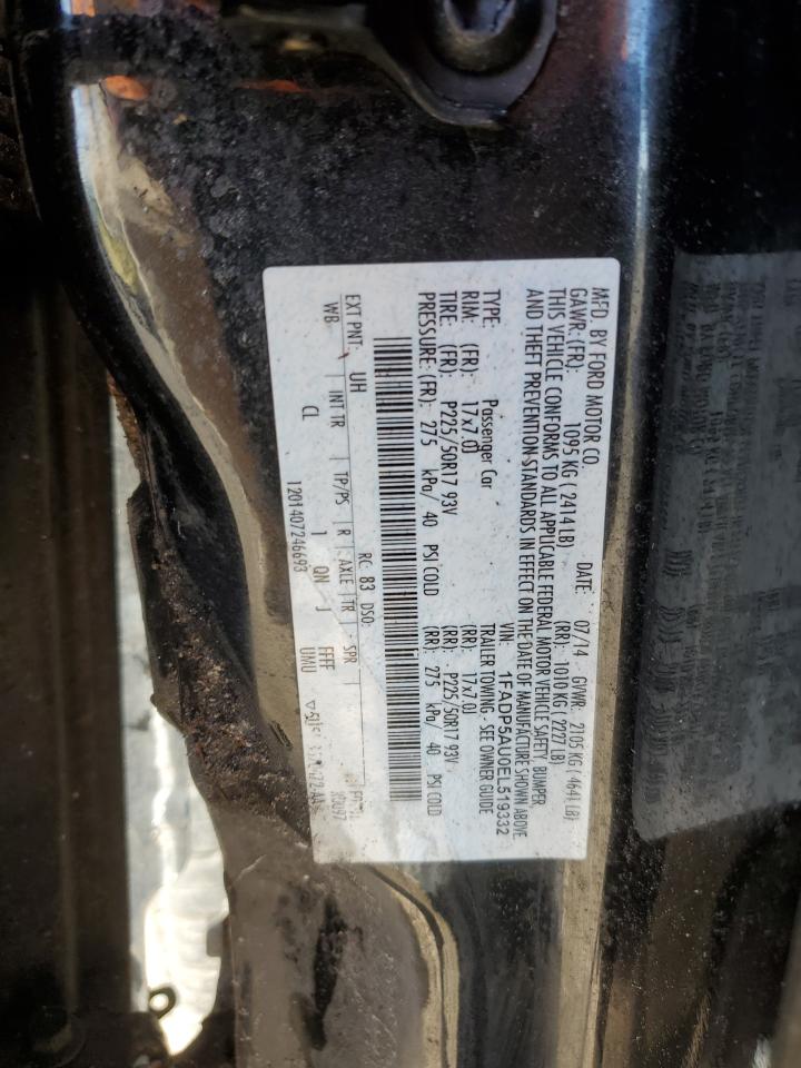 2014 Ford C-Max Se VIN: 1FADP5AU0EL519332 Lot: 89815535