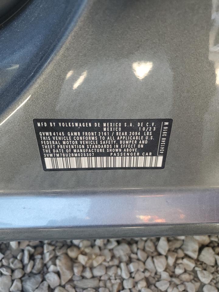 2024 Volkswagen Jetta Se VIN: 3VW7M7BU2RM025307 Lot: 87105845