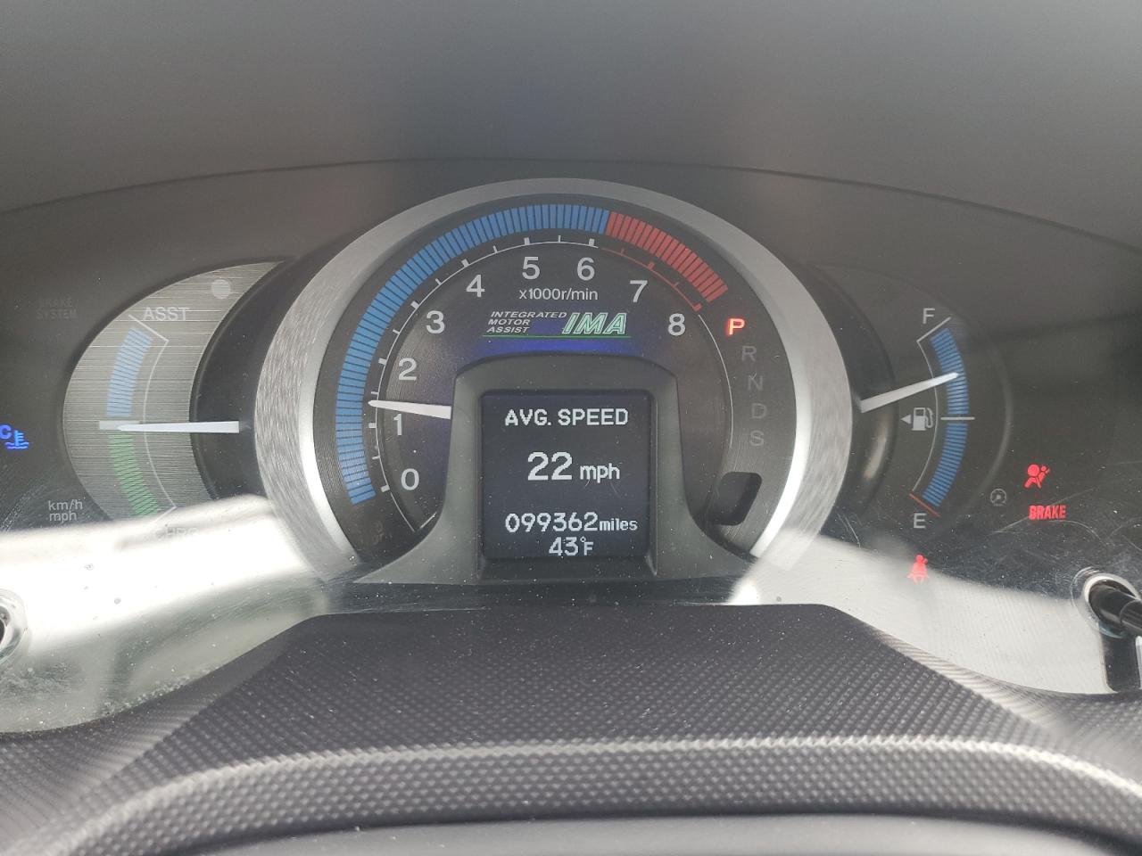 2010 Honda Insight Ex VIN: JHMZE2H72AS030076 Lot: 82490265